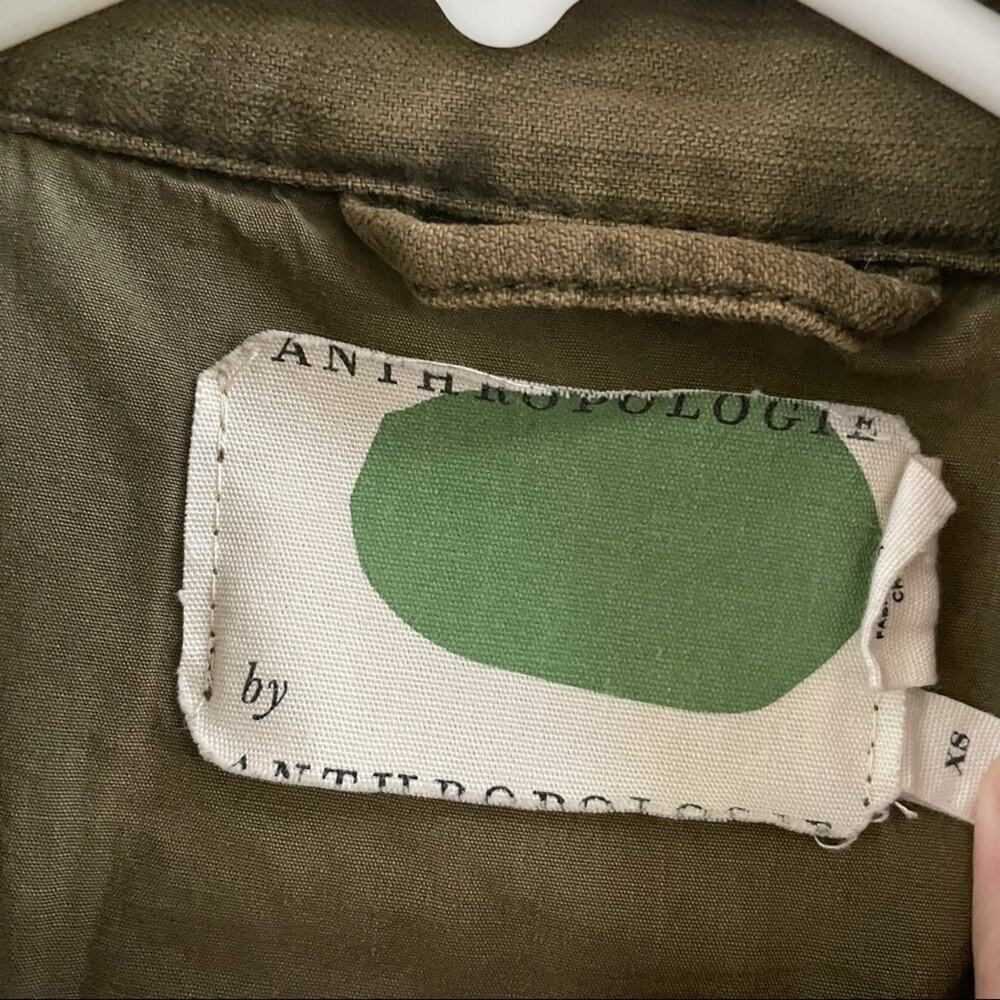 Anthropologie millennial olive army jacket green - Picture 5 of 5